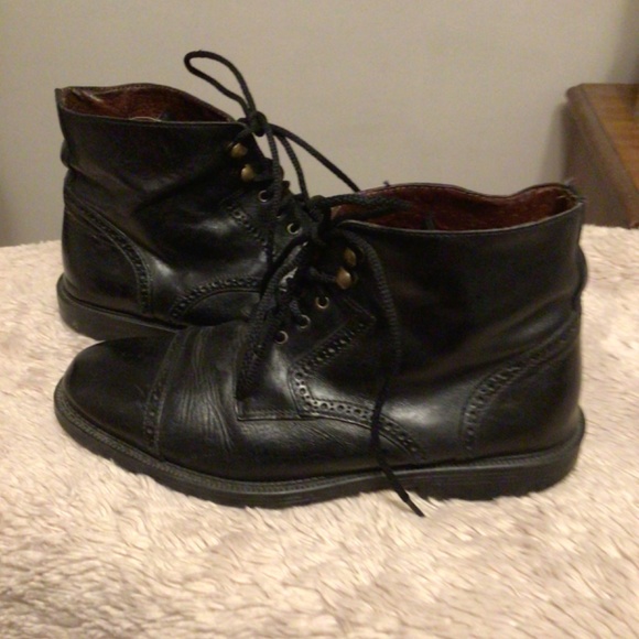Carlo Morandi Leather Boots SZ 11/11.5 Made in Italy main image 8